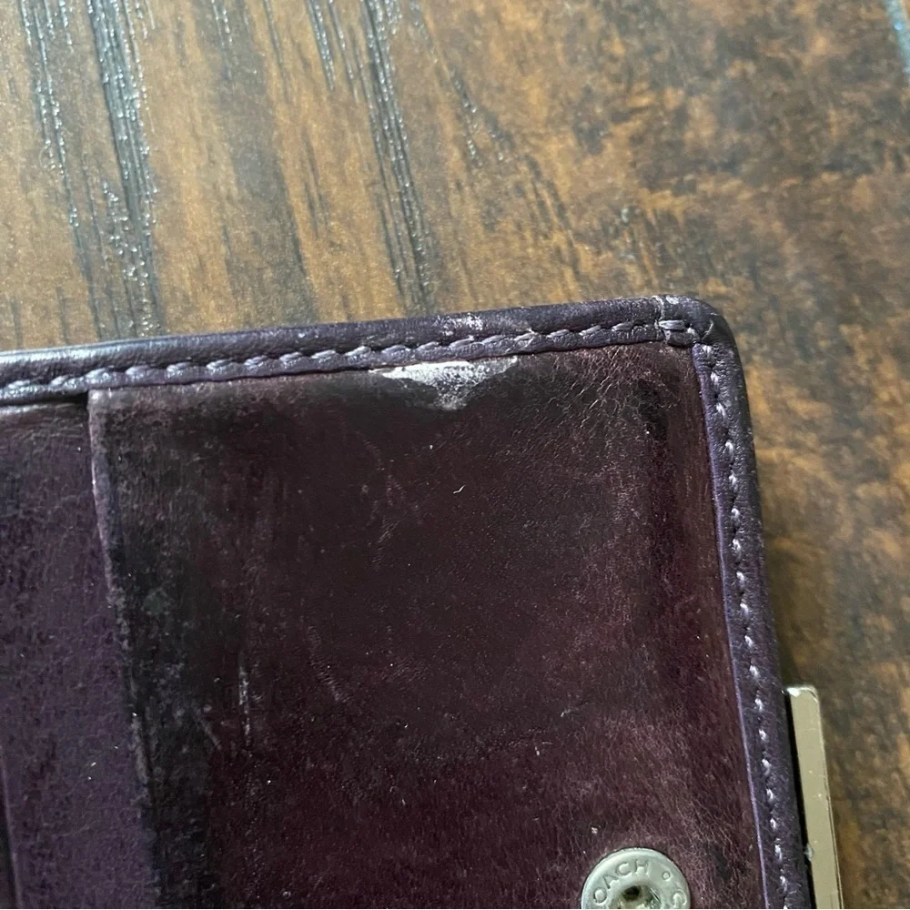 Vintage Coach Leather Small Wallet
